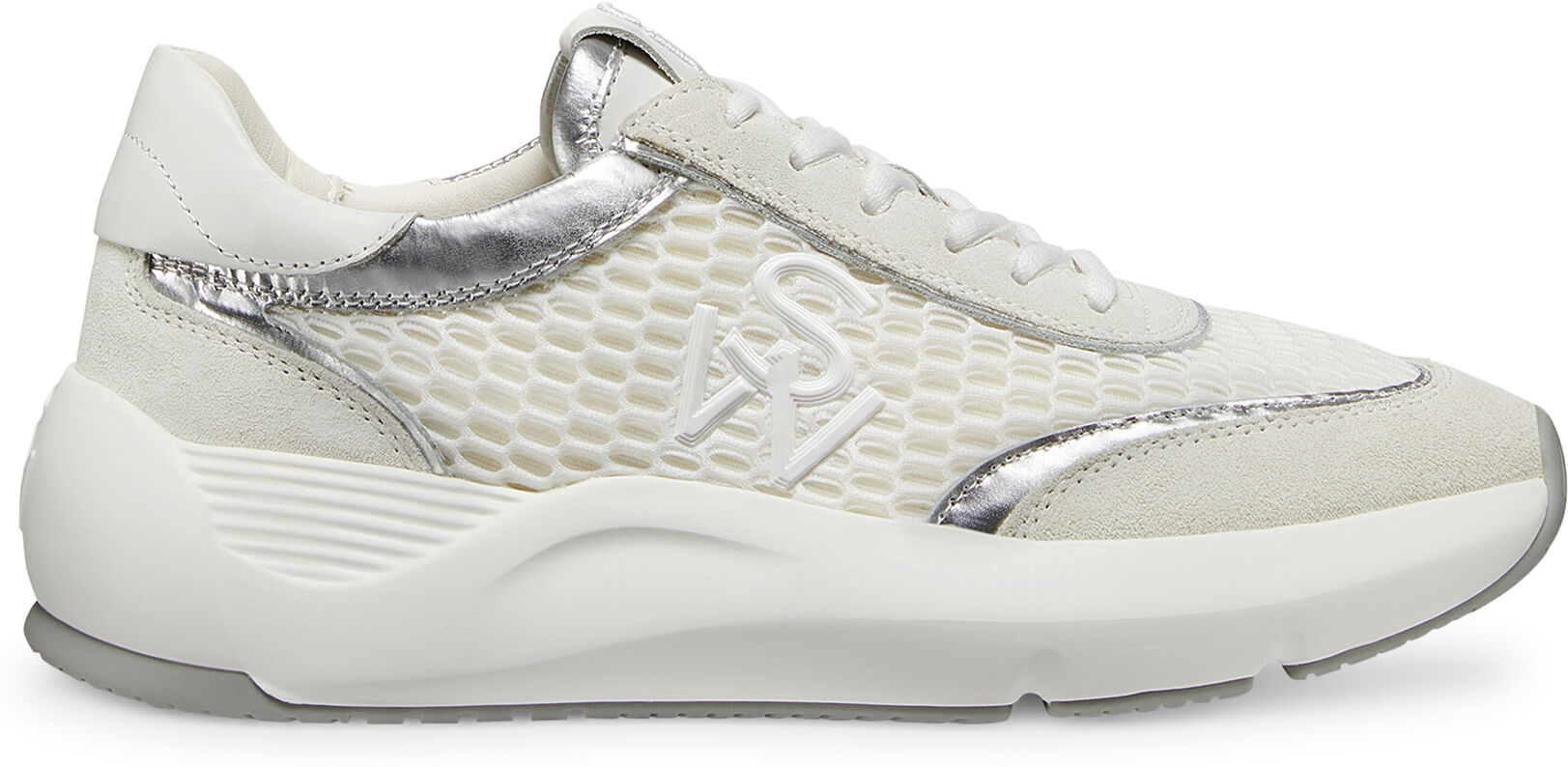 Stuart Weitzman Sw Glide Mesh Sneaker - Donna Sneakers White 37