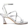 Stuart Weitzman Oasis 75 Ankle-strap Sandal - Donna Sandali Silver 38.5