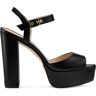 Stuart Weitzman Ryder 95 Platform Sandal - Donna Sandali Black 37.5