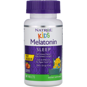 vitanatural Bambini Melatonina 1mg - Fast Sciogliere - 40 Compresse