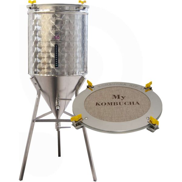 polsinelli fermentatore inox conico 60° per kombucha 50 l