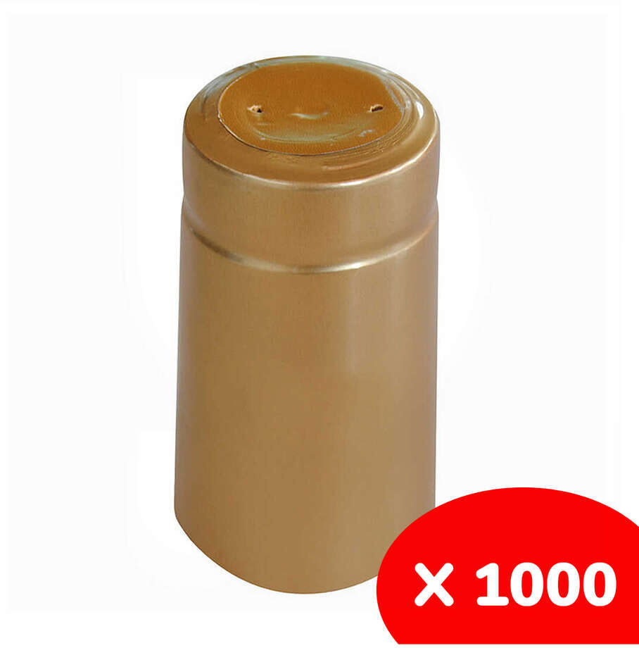 Polsinelli Capsula in PVC oro ⌀31 (1000 pezzi)