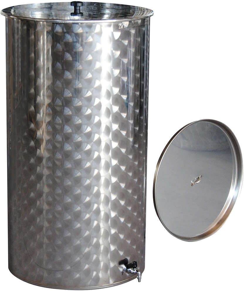 Polsinelli Serbatoio Inox vino 400 L galleggiante a olio