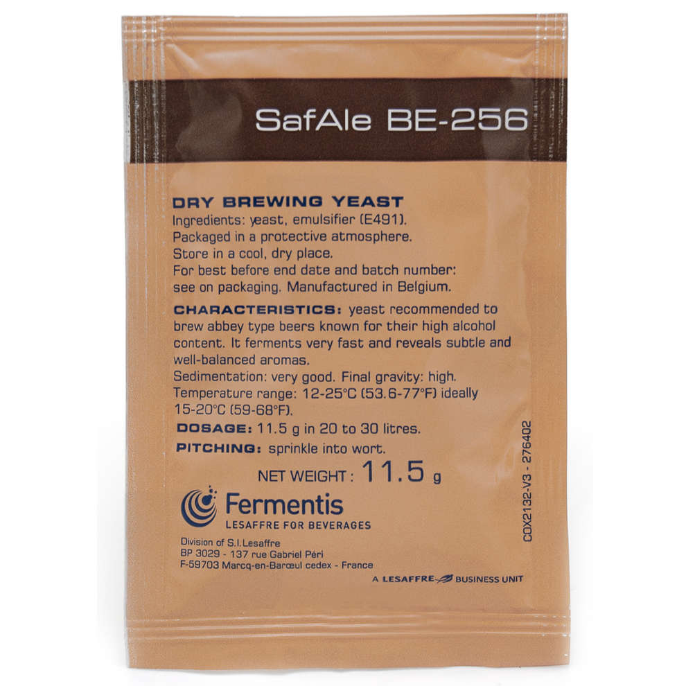 polsinelli lievito secco fermentis safale be-256 (11,5 g)
