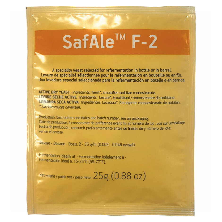 polsinelli lievito secco fermentis safale f-2 (25 g)