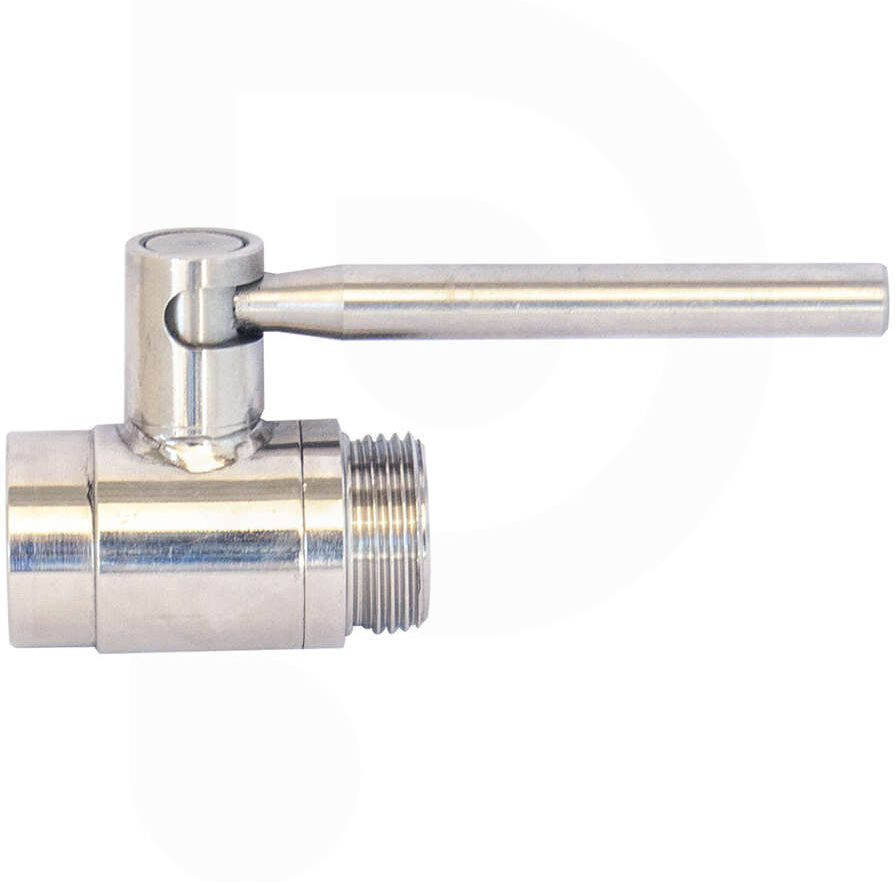 Polsinelli Valvola a sfera inox DN15 1/2" F x 3/4" M