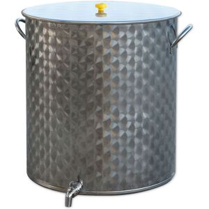 Polsinelli Pentola Inox con rubinetto 200 L