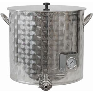 Polsinelli Pentola Inox di produzione con attacco Tri-Clamp 25 L