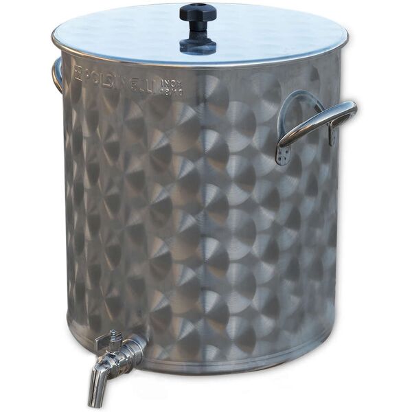 polsinelli pentola inox con rubinetto 25 l