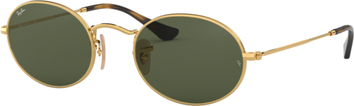 ray-ban oval flat lenses rb 3547n (001)