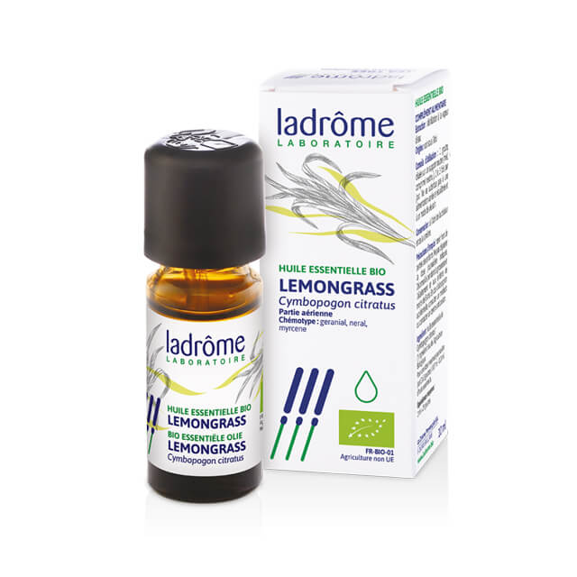Ladrome Lemongrass (cymbopogon citratus) citronella - olio essenziale - bio - 10ml