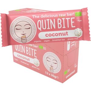 Quin Bite Barretta energetica crudista - cocco - bio - 12x30g