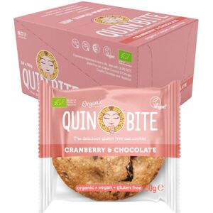 Quin Bite Cookie - mirtilli & cioccolato - bio - 10x50g