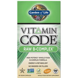 Garden Of Life Raw B-complex - vitamine B dal cibo integrale - 60 caps