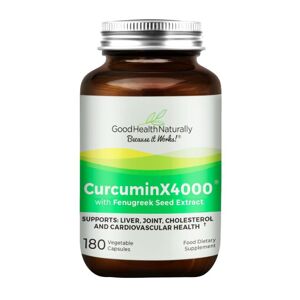 Good Health Naturally Curcumina - curcumin X4000 - 180 caps