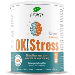 Natures Finest - Nutrisslim OK!Stress - polvere per bevanda istantanea antistress - 150g