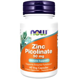 NOW Foods Zinco picolinato - 50mg - 60 vcaps