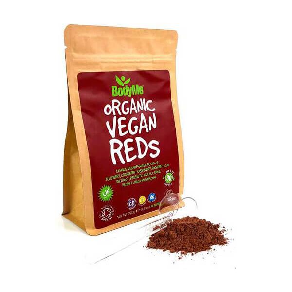 bodyme organic vegan reds - mix di superfood rossi - bio - 270g