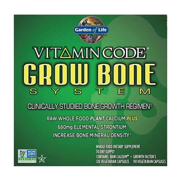 garden of life grow bone system - sistema di crescita ossea - kit 30 giorni