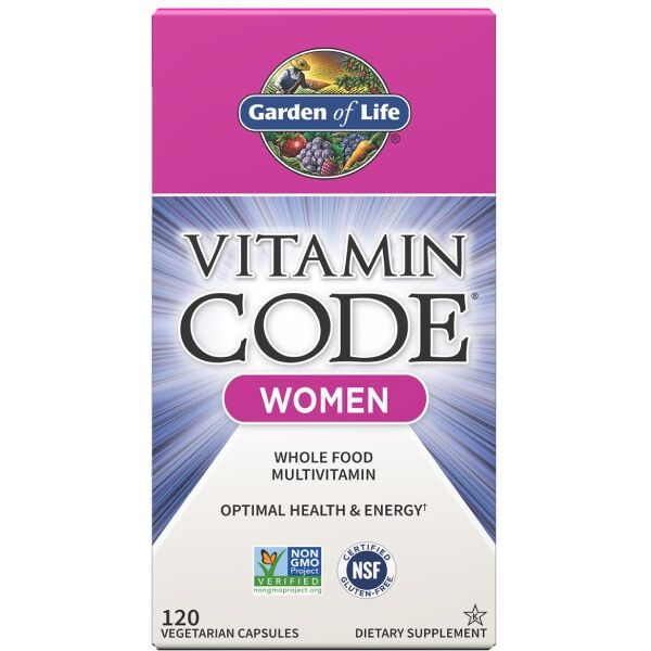 garden of life women - multivitaminico dal cibo per donne - 120 caps