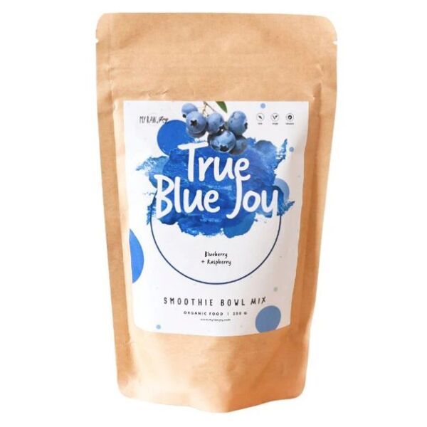 my raw joy true blue joy smoothie bowl mix - bio - 200g