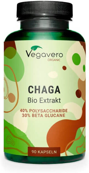 vegavero chaga - estratto - bio - 90 caps