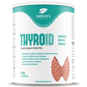 Natures Finest - Nutrisslim Thyroid - Supporto Tiroide - Per Bevanda Gusto Limone - 140g