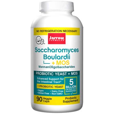 Jarrow Formulas Saccharomyces Boulardii + MOS 5 miliardi CFU - Integratore probiotico Jarrow Formulas Saccharomyces Boulardii + MOS 5 miliardi CFU - Integratore probiotico