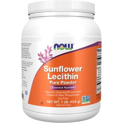 Now Foods Lecitina di Girasole Polvere Pura (454g) Now Foods Lecitina di Girasole Polvere Pura (454g)