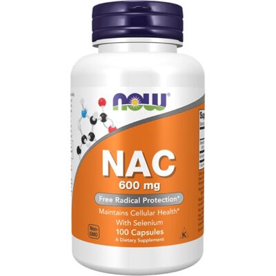 NOW Foods NAC - Selenio e Molybdeno - 600mg - 100 Capsule Vegetali NOW Foods NAC - Selenio e Molybdeno - 600mg - 100 Capsule Vegetali