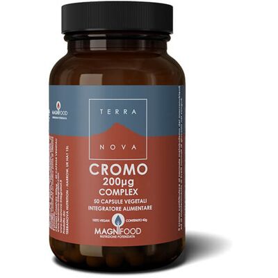 Terra Nova Complesso di Cromo 200µg - Supporto Glicemico Terra Nova Complesso di Cromo 200µg - Supporto Glicemico