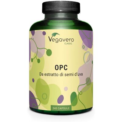 Vegavero OPC da estratto di semi d’uva - 240 caps Vegavero OPC da estratto di semi d’uva - 240 caps