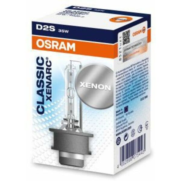 osram lampadina allo xeno d2s xenarc classic 85v, 35w