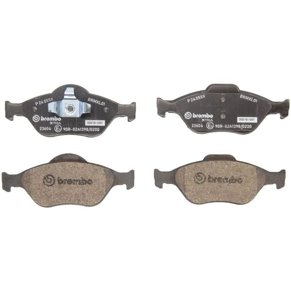 brembo set di pastiglie freno, freno a disco xtra line p 24 055x