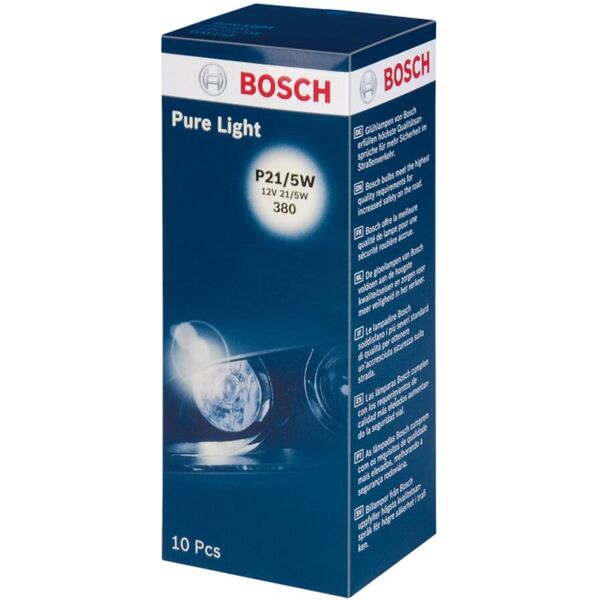 bosch secondario di lampada a incandescenza p21/5w pure light 12v, 5/21w