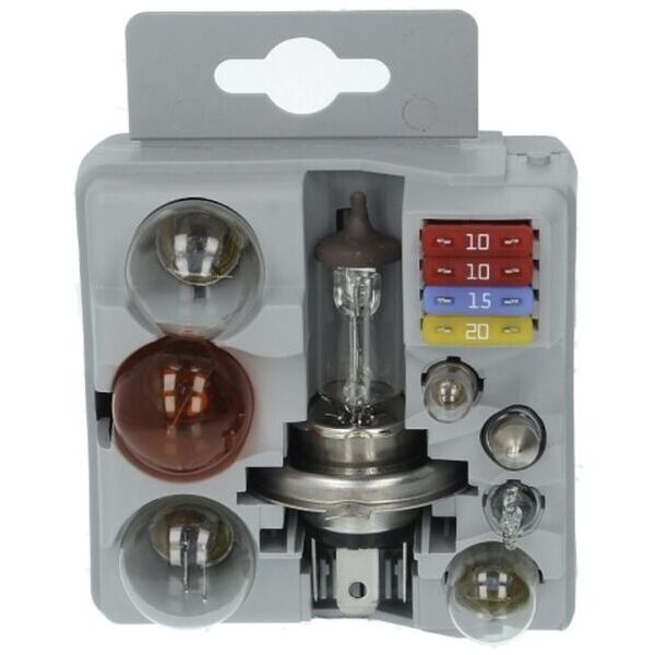 bosch set di lampade a incandescenza h4 maxibox +p21w r5w t4w py21w p21/5w w5w c5w 1x15a 1x20a