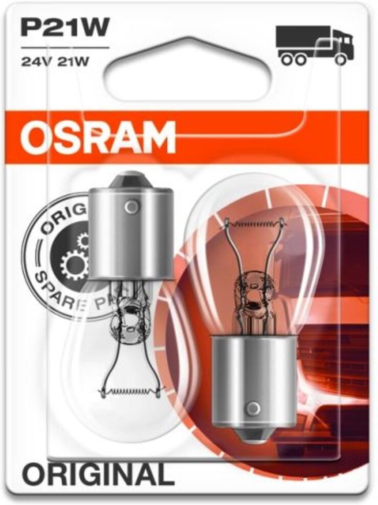 Osram Lampada secondaria P21W Standard 24V/21W, 2 pezzo