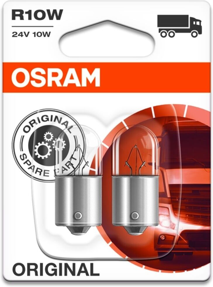 Osram Lampada a incandescenza R10W Standard 24V/10W, 2 pezzo