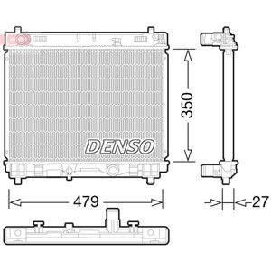 Denso DRM50058 Radiatore - Sistema di raffreddamento Denso DRM50058 Radiatore - Sistema di raffreddamento