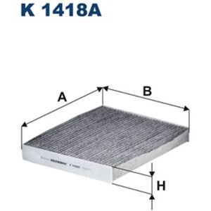 Filtron K 1418A - Filtro dell'aria della cabina per Lynk & Co 01 Polestar Filtron K 1418A - Filtro dell'aria della cabina per Lynk & Co 01 Polestar