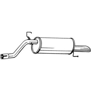 Bosal Silenziatore posteriore 185-313 Bosal Silenziatore posteriore 185-313