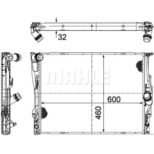 Mahle Radiatore, raffreddamento motore CR 1711 000P Mahle Radiatore, raffreddamento motore CR 1711 000P