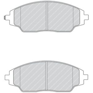 Ferodo Set di pastiglie freno FDB4496, anteriore Ferodo Set di pastiglie freno FDB4496, anteriore
