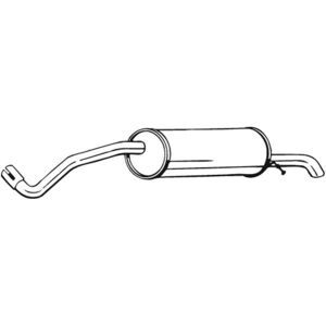 Bosal Silenziatore posteriore 281-897 Bosal Silenziatore posteriore 281-897