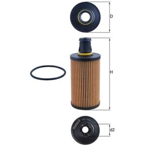 Filtro Olio Mahle Land Rover - 58,1mm Filtro di Alta Qualità Filtro Olio Mahle Land Rover - 58,1mm Filtro di Alta Qualità