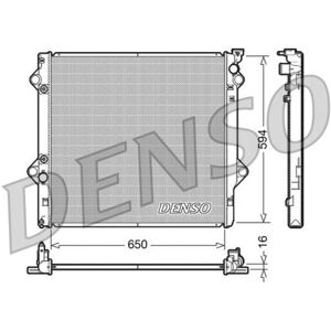 Radiatore in alluminio DENSO DRM50036 - Raffreddamento motore Radiatore in alluminio DENSO DRM50036 - Raffreddamento motore