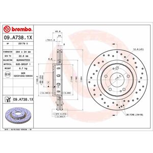 BREMBO Outlander 2 SUV/Outlander 3 Disco ventilato BREMBO Outlander 2 SUV/Outlander 3 Disco ventilato