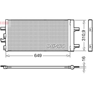 Condensatore aria condizionata DENSO DCN05104 - Mini 3/5 porte Condensatore aria condizionata DENSO DCN05104 - Mini 3/5 porte