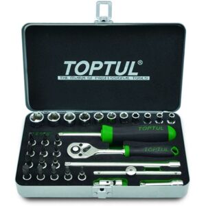 Set di bussole TOPTUL - Esagono, Phillips, Torx - 31 pezzi Set di bussole TOPTUL - Esagono, Phillips, Torx - 31 pezzi