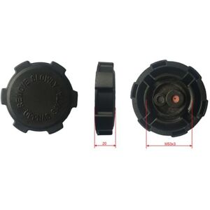THERMOTEC DBSC003TC - Tappo radiatore - Nero THERMOTEC DBSC003TC - Tappo radiatore - Nero